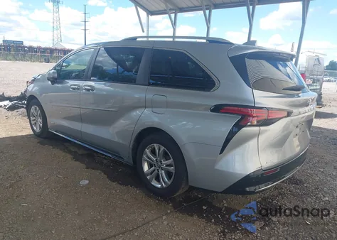 2021 Toyota Sienna Platinum from USA, damaged, VIN 5TDESKFC1MS001450